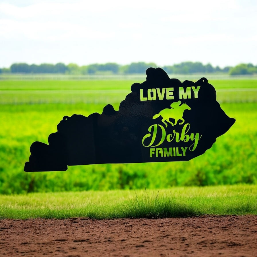 Derby Family Sign