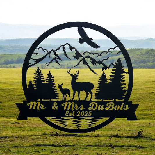 Woodland Scene - Custom Cut